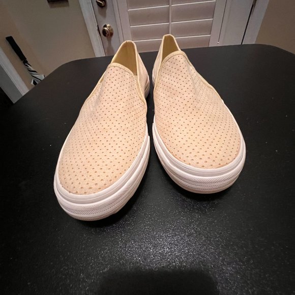 Keds Yellow Suede Perforated Slip-On Sneakers Size 9M - Picture 11 of 12